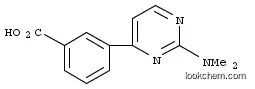 Molecular Structure of 1083401-18-6 (3-(2-dimethylamino-pyrimidin-4-yl)-benzoic acid)